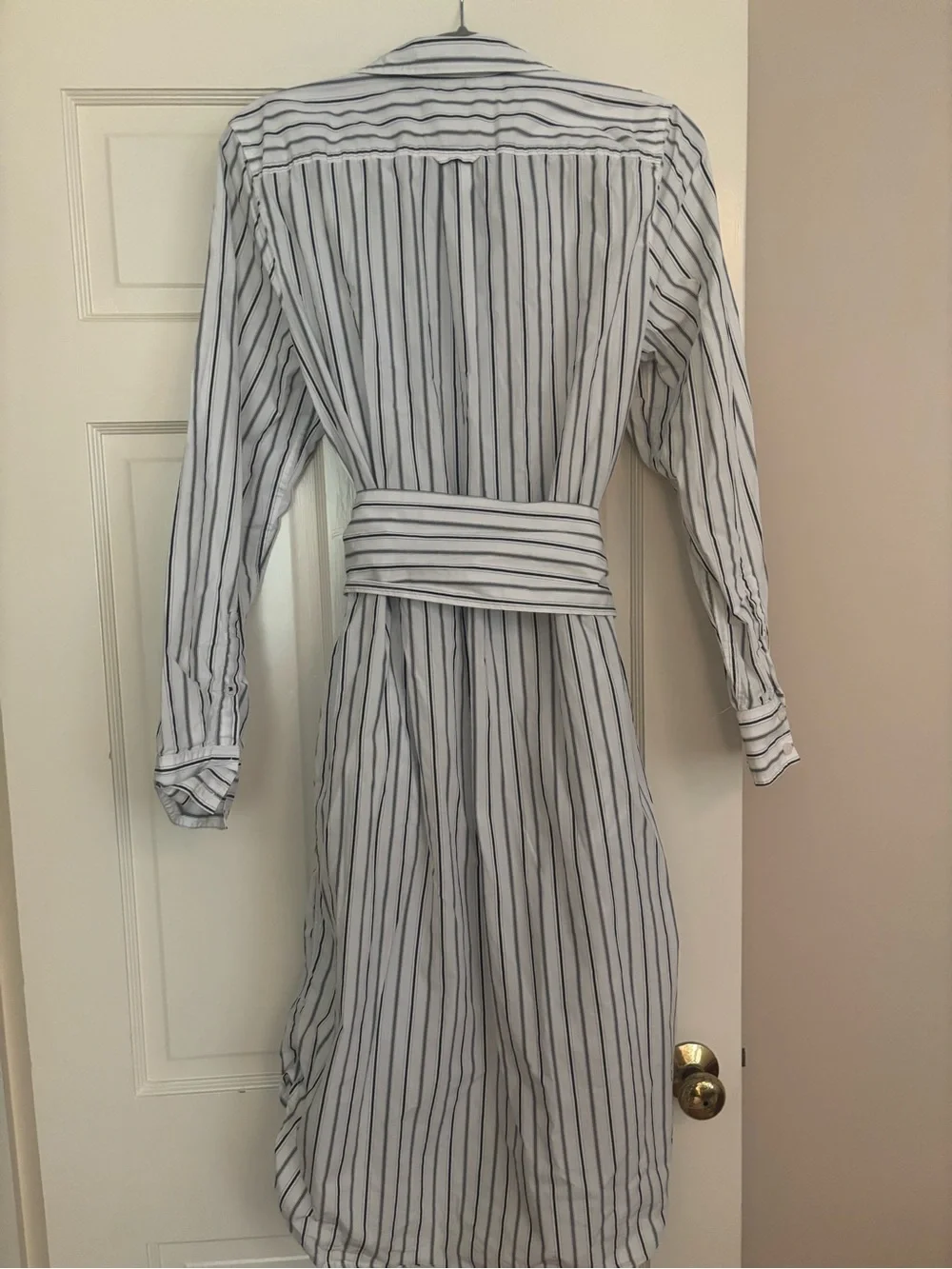 EUC J Crew Striped Shirt Dress 12T